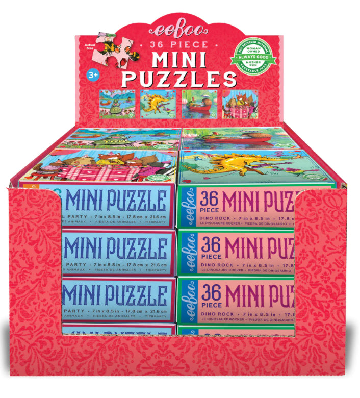Mini Valentine 36 Piece Puzzle Assortment