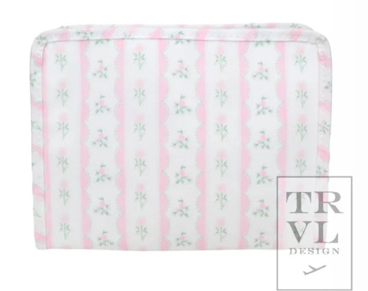 ROADIE MEDIUM - RIBBON FLORAL PINK