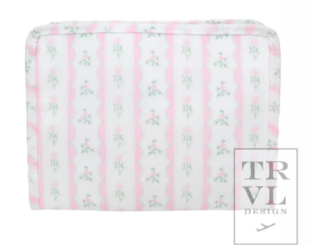 ROADIE MEDIUM - RIBBON FLORAL PINK