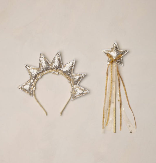 SUN CROWN + WAND | GOLD