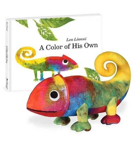 A Color Of His Own Chameleon 10" Soft Toy & Book Set