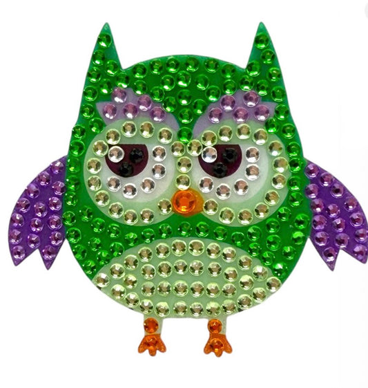 Green Owl Stickerbean Sticker