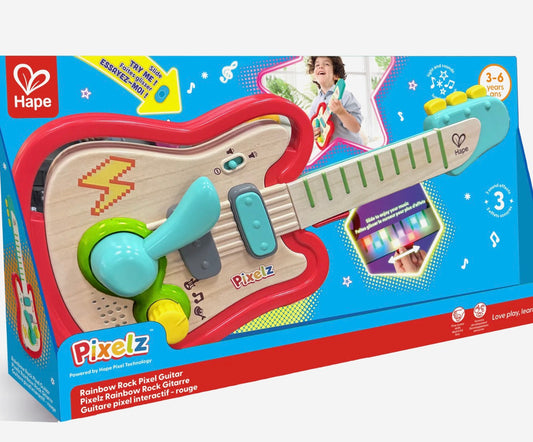 Rainbow Rock Guitar (Pixelz)