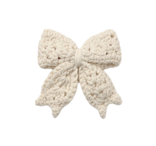 CROCHET BOW NATURAL