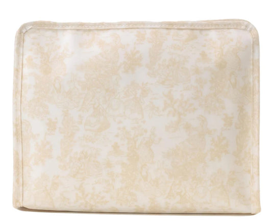 ROADIE LARGE Zip Pouch - BUNNY TOILE SAND