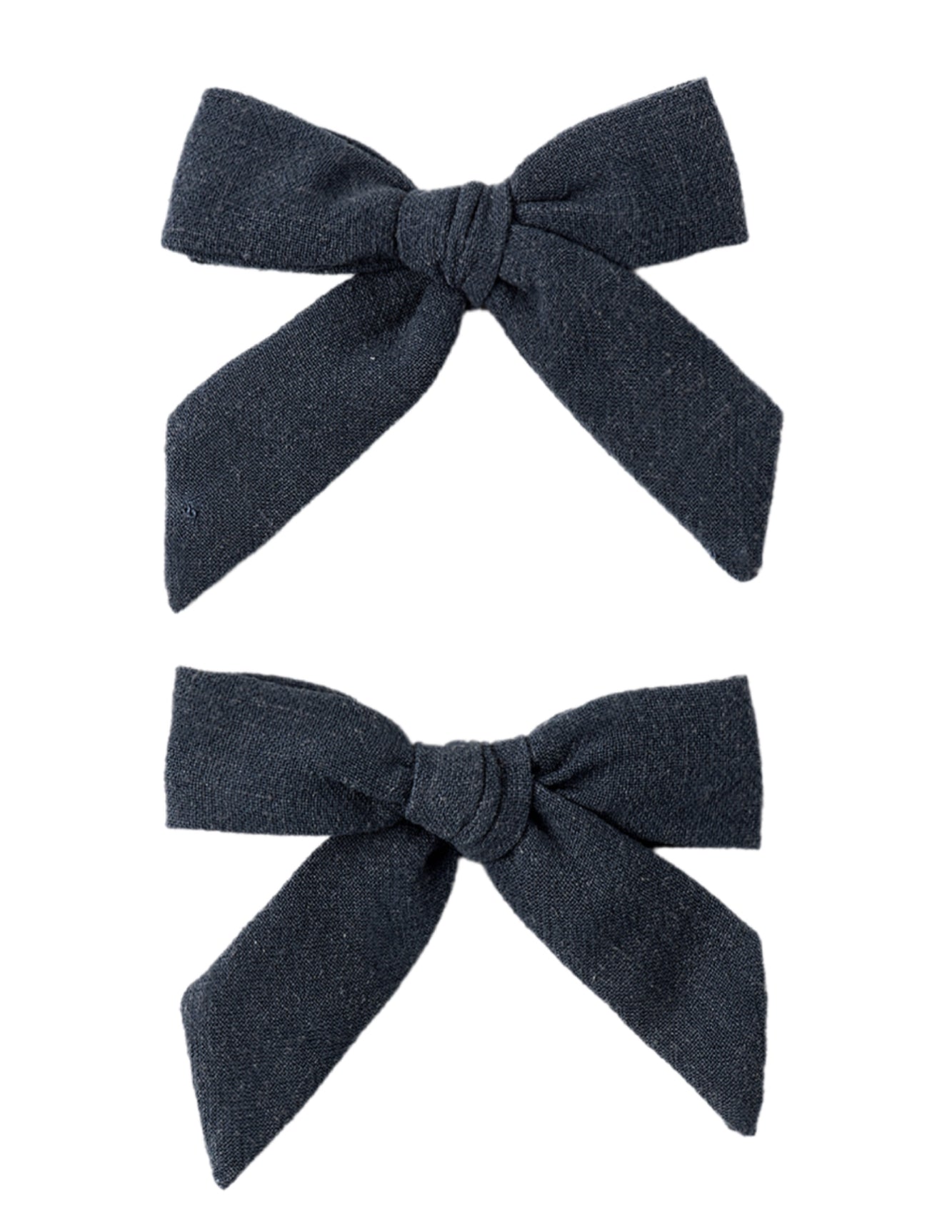BOWS, SET OF 2 NAVY