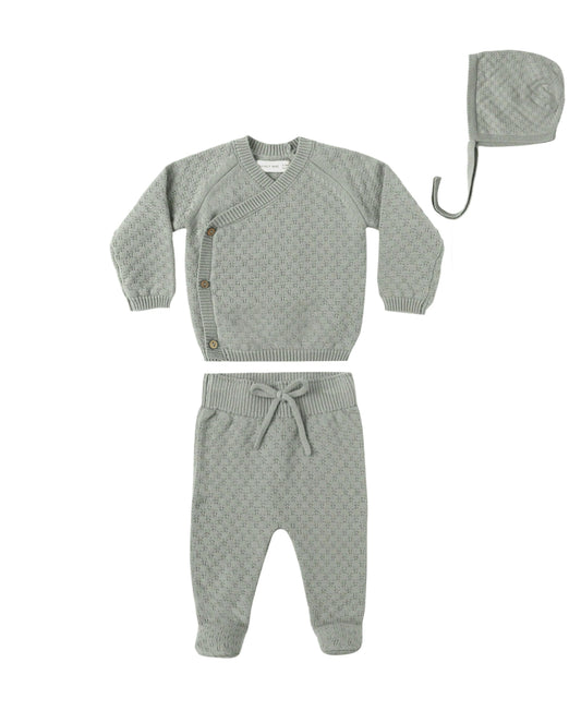 KNIT WRAP TOP + PANT SET || FERN