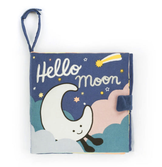 Jellycat Baby Hello Moon Fabric Book (NEW & RECYCLED FIBERS)