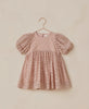 LUNA DRESS | ROSE EMBROIDERED DAISY