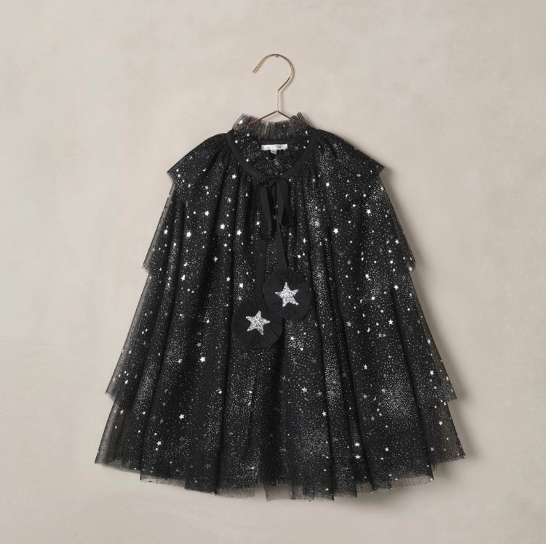 TULLE CAPE BLACK