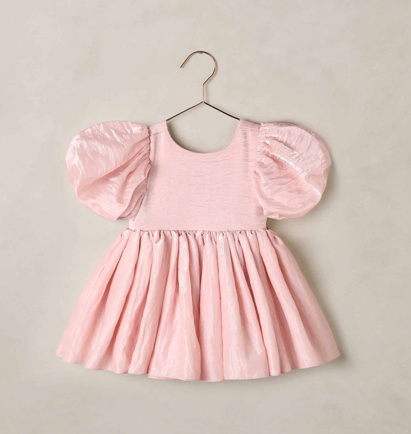 SOFIA DRESS ROSE SHIMMER