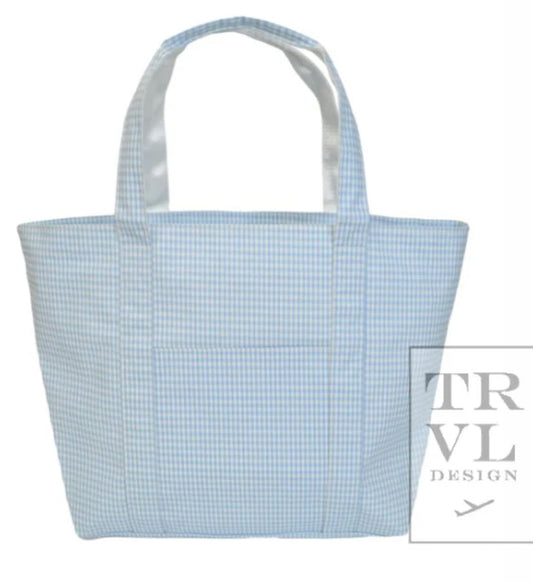 JUMBO TOTE - X-Large Tote GINGHAM MIST