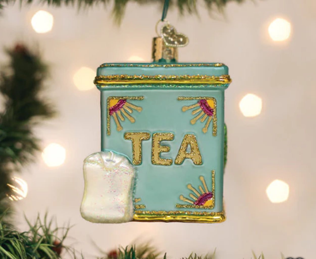 Tea Tin Ornament