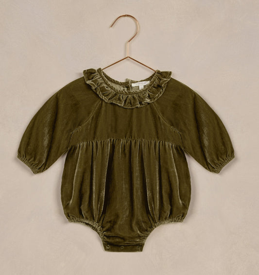 ADELINE ROMPER || OLIVE