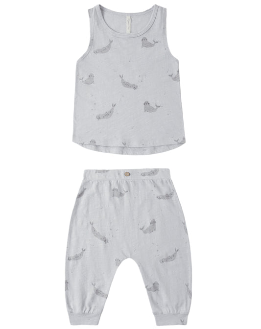 TANK + SLOUCH PANT SET SEALS