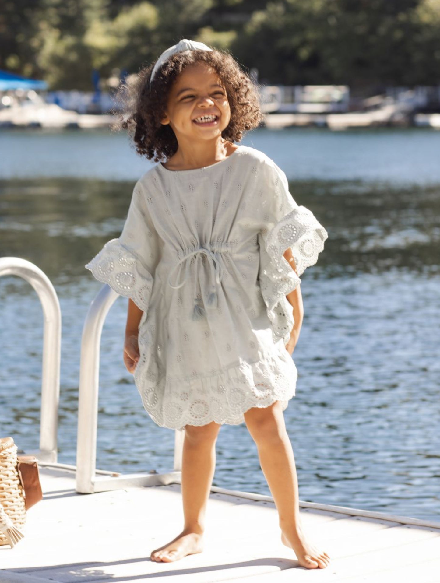 KAFTAN COVER UP SEAFOAM