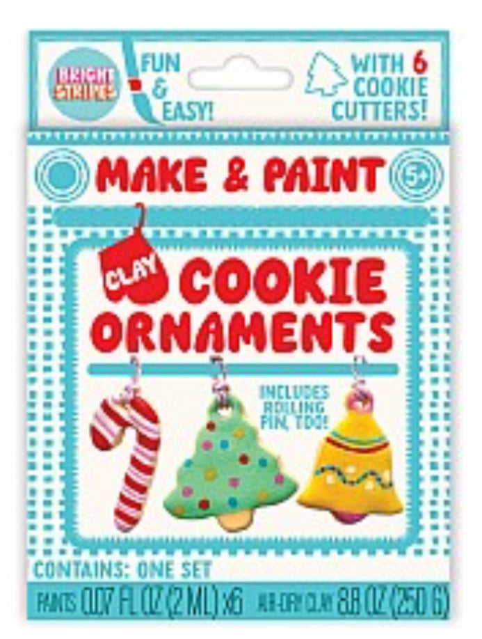 Make & Paint Clay Cookie Ornaments