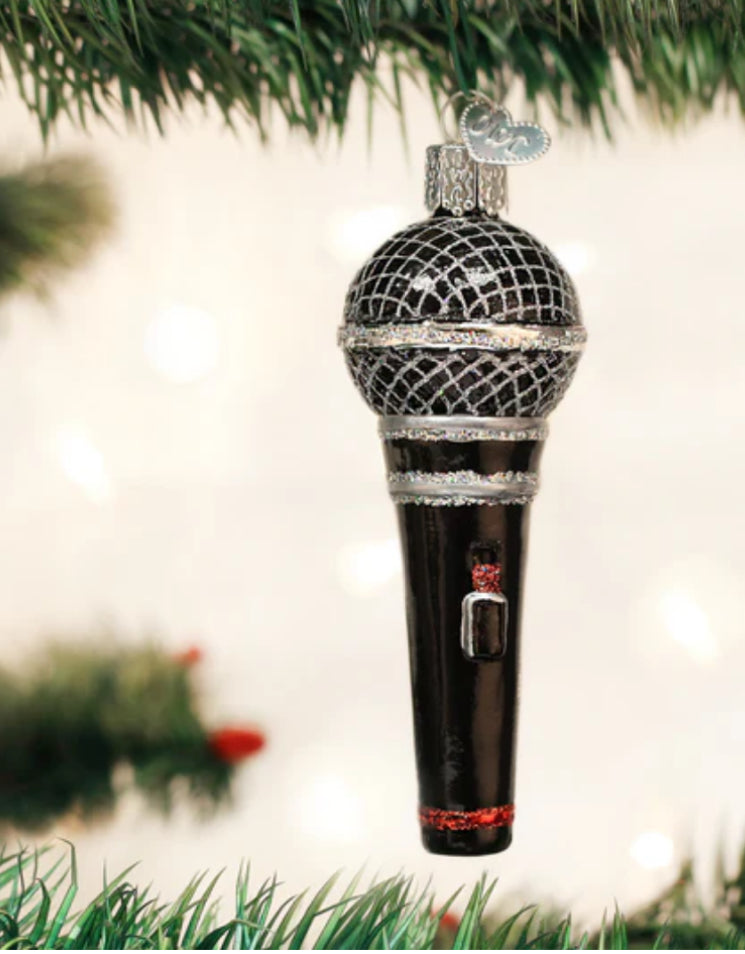 Microphone Ornament