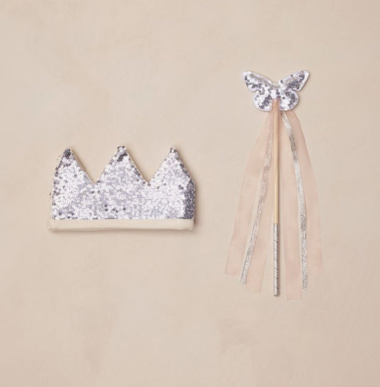 CROWN + WAND | SILVER SEQUIN