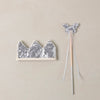 CROWN + WAND SILVER SEQUIN