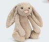 Bashful Beige Bunny Plush Toy