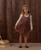ODETTE OVERALL DRESS MULBERRY