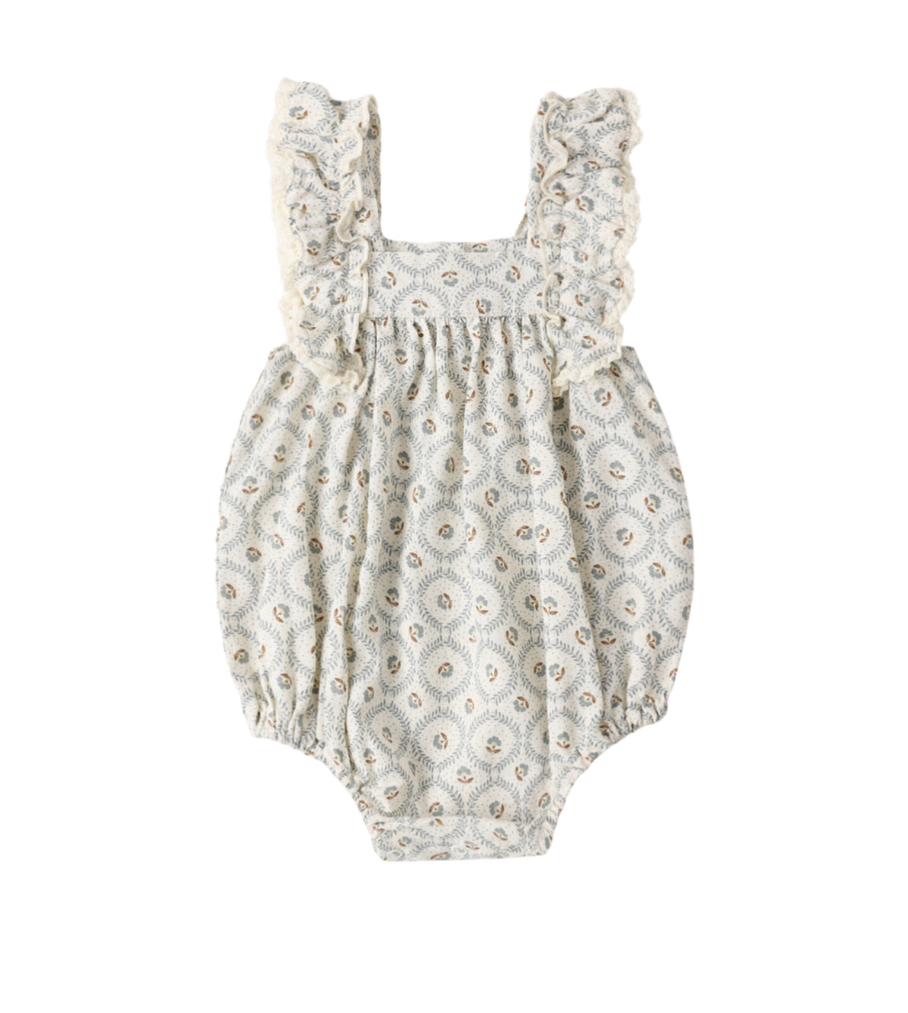MAYA ROMPER GREEN FLEUR