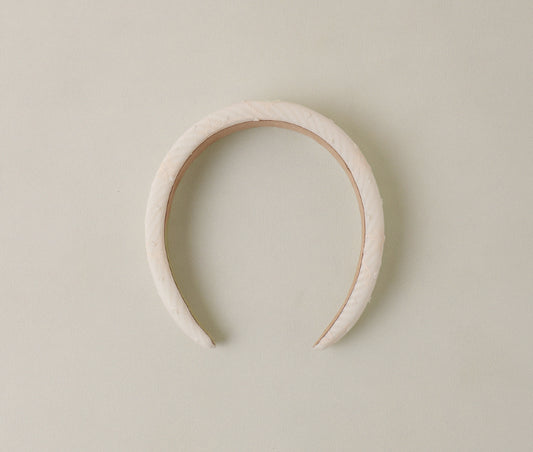 PADDED HEADBAND IVORY