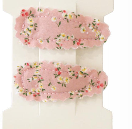 Hair Clip Set Posy Heart