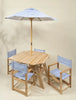 Kids’ Patio Set 4 Chairs and umbrella –Under the Sea