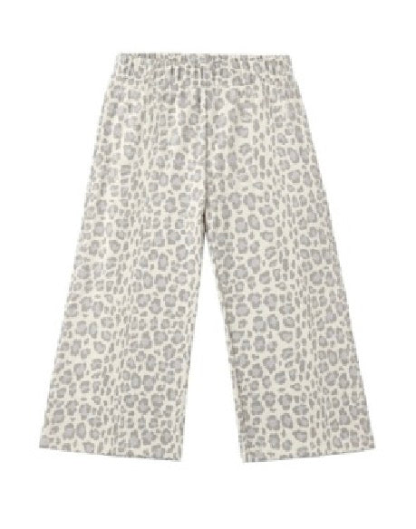 WIDE LEG SWEATPANT BLUE LEOPARD