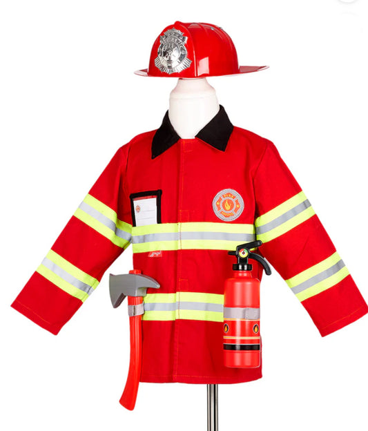 Fireman Suit w/accessories (sz 4-7 yrs)