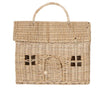 Rattan Casa Clutch - Straw