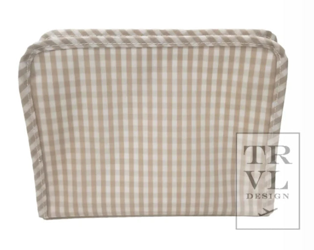 ROADIE SMALL - GINGHAM KHAKI