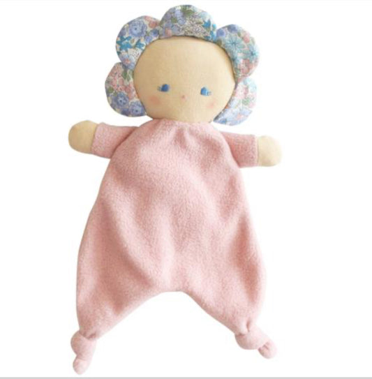 Flower Baby Comforter Liberty Blue