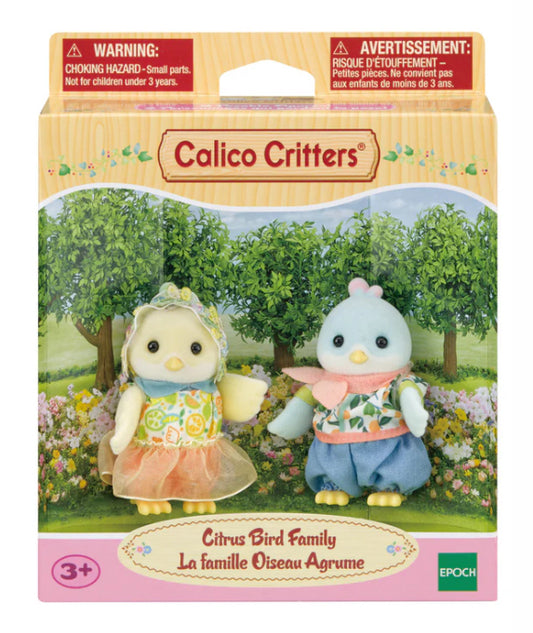 Calico Critters Citrus Bird FAMILY