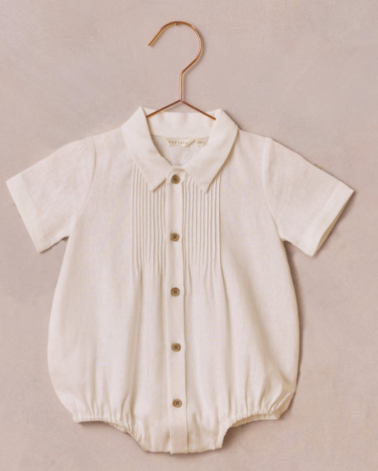 HENRY ROMPER//IVORY