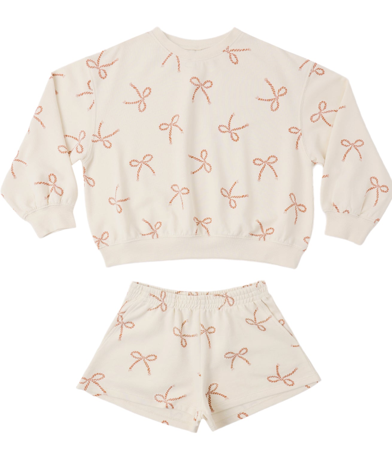 SUMMER TERRY SET SAILOR BOWS