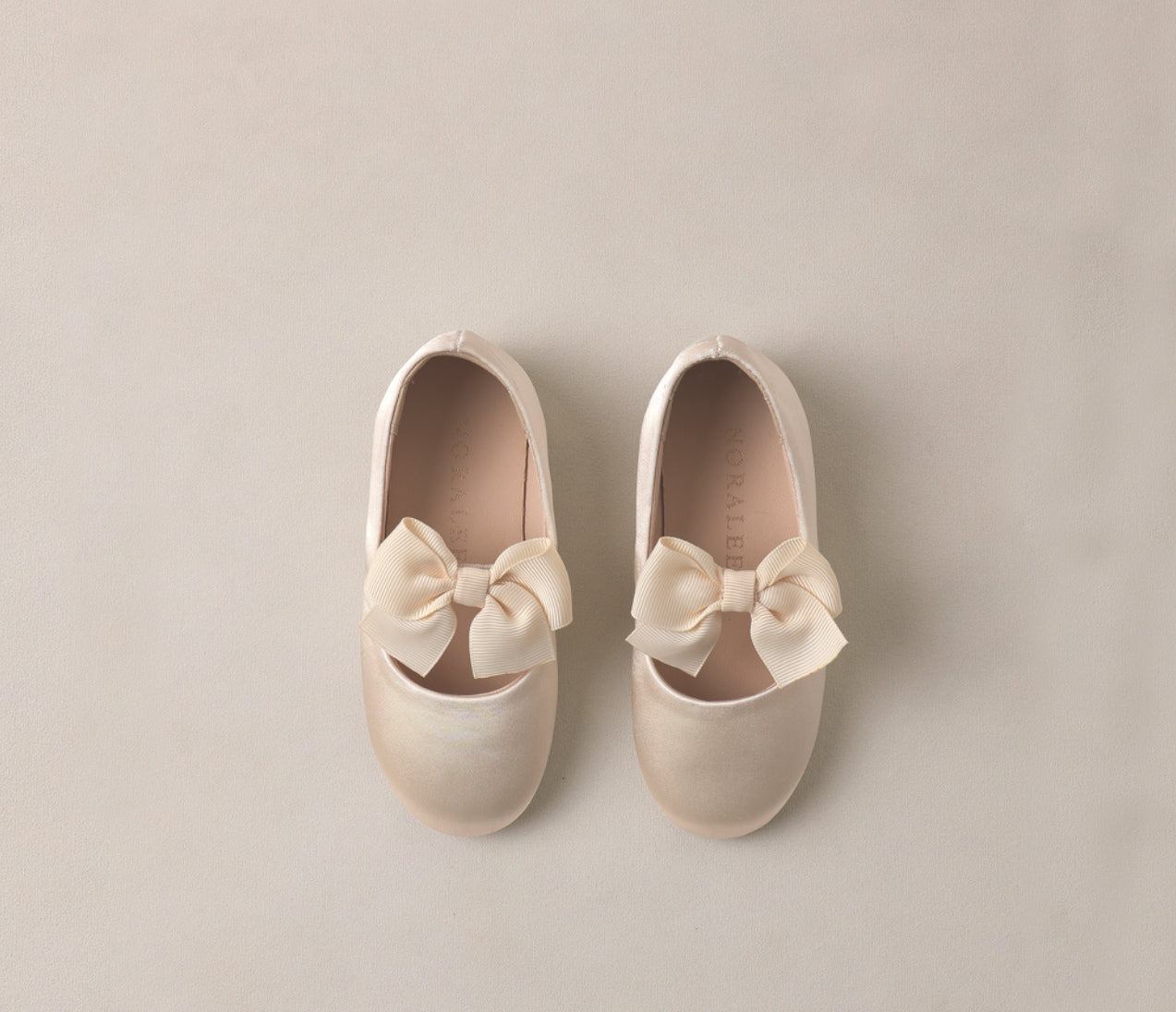 BOW BALLET FLATS PEARL