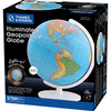Illuminated Geopolitical Globe