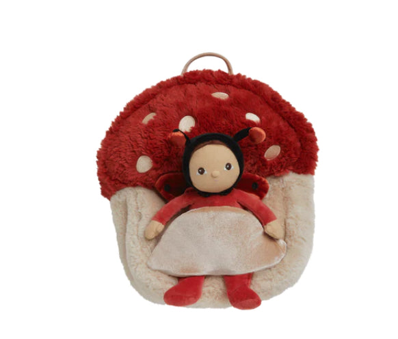 Hopalong Mushroom Backpack - Red