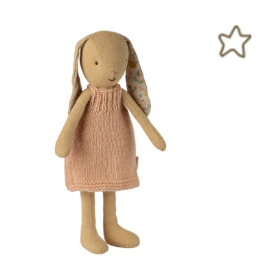 Bunny, Size 1 - Cream yellow - Knitted dress