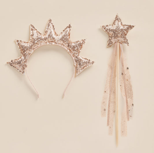 SUN CROWN & WAND || DUSTY ROSE