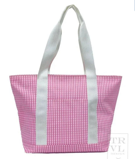 CLASSIC TOTE - GINGHAM PINK