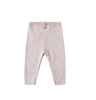 LILAC RIB KNIT PEPLUM TOP + LEGGING ||