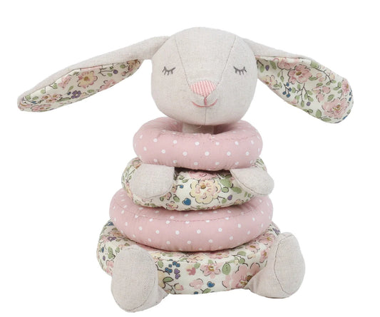 Petit Ring Stacker Bunny Activity Toy