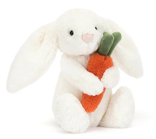 Bashful Carrot Bunny Little H7" X W4"
