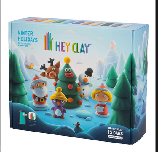 Hey Clay Winter Holidays Set - NEW