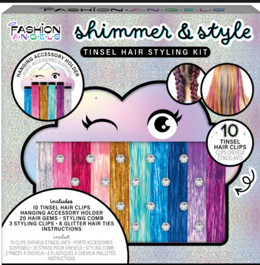 Shimmer & Style Tinsel Hair Styling Kit
