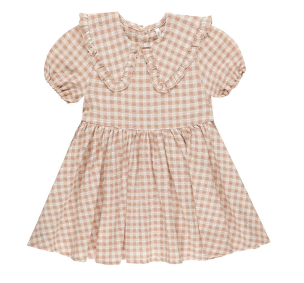 CAMILLE DRESS || PINK GINGHAM